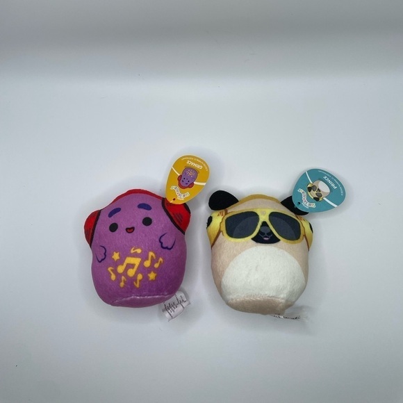 McDonald’s Happy Meal Original Mini Squishmallows PRINCE & GRIMACE NWT - Picture 1 of 8